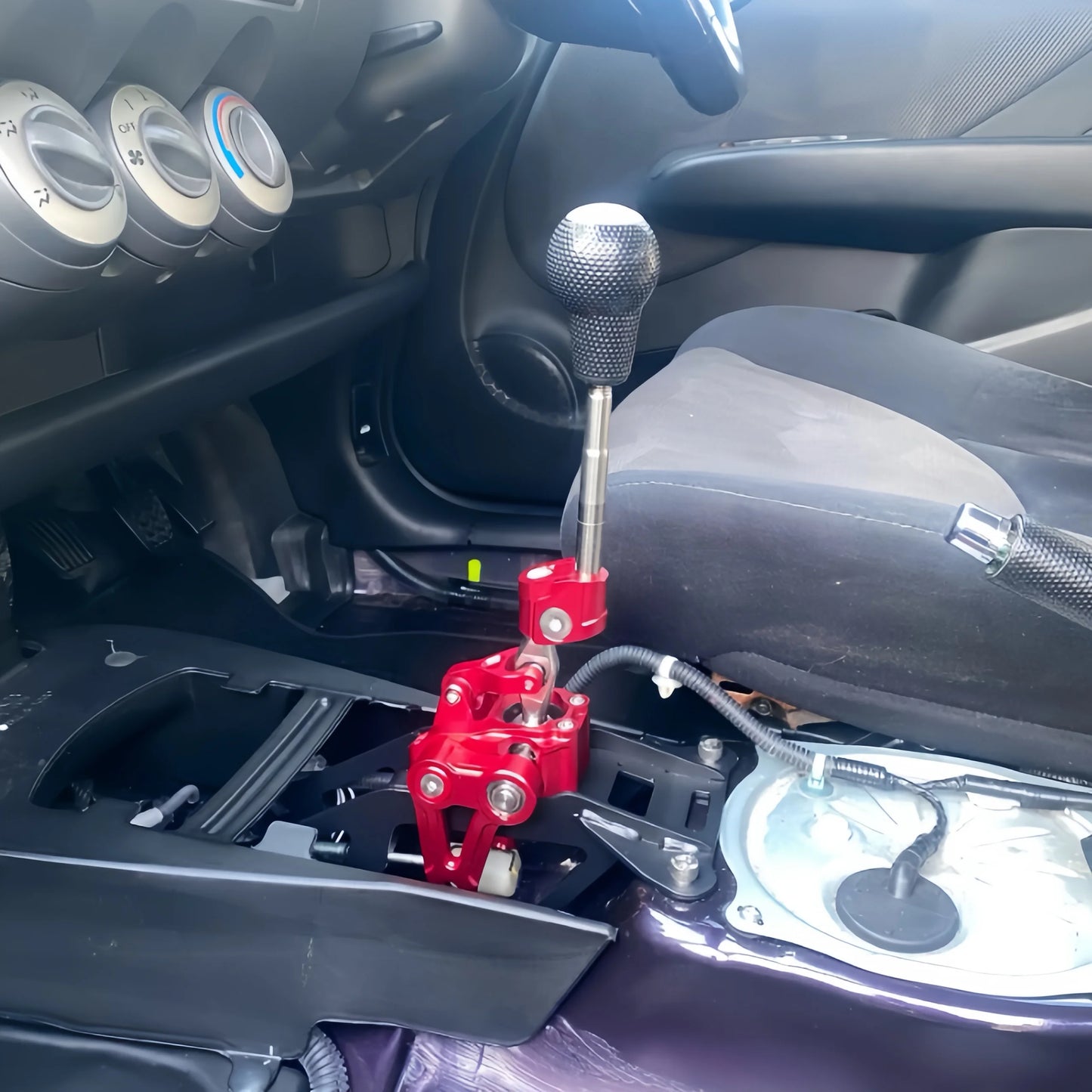 Leva Cambio Short Shifter Regolabile in Alluminio | Gear Shift Performance per Honda Fit GK5 e Modelli Compatibili