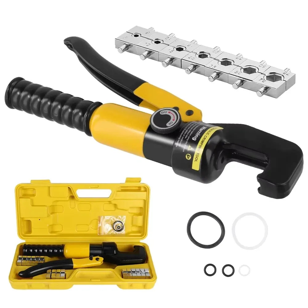 Hikity 10T Hydraulic Crimping Tool – Pinza Idraulica per Cavi e Terminali