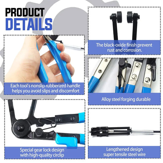 Podofo 9PCS Hose Clamp Pliers Set