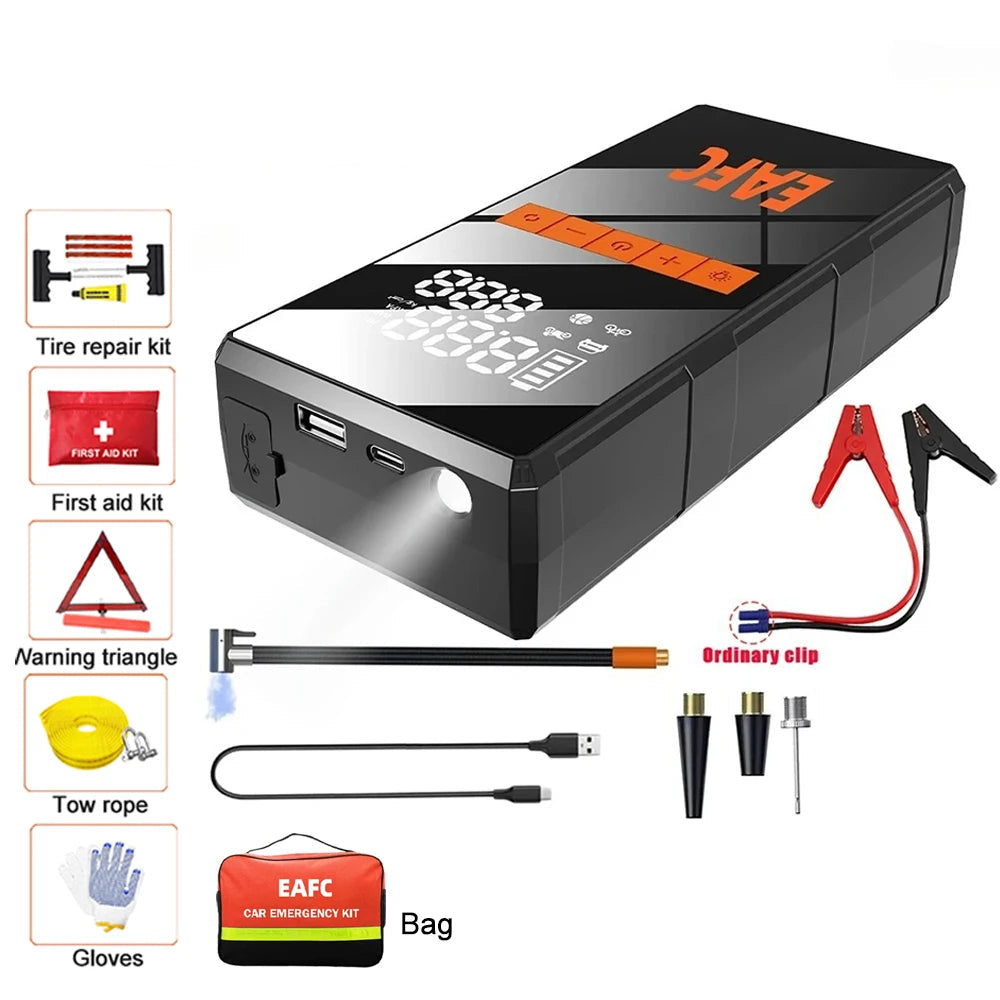 EAFC 1200A Jump Starter & Air Compressor