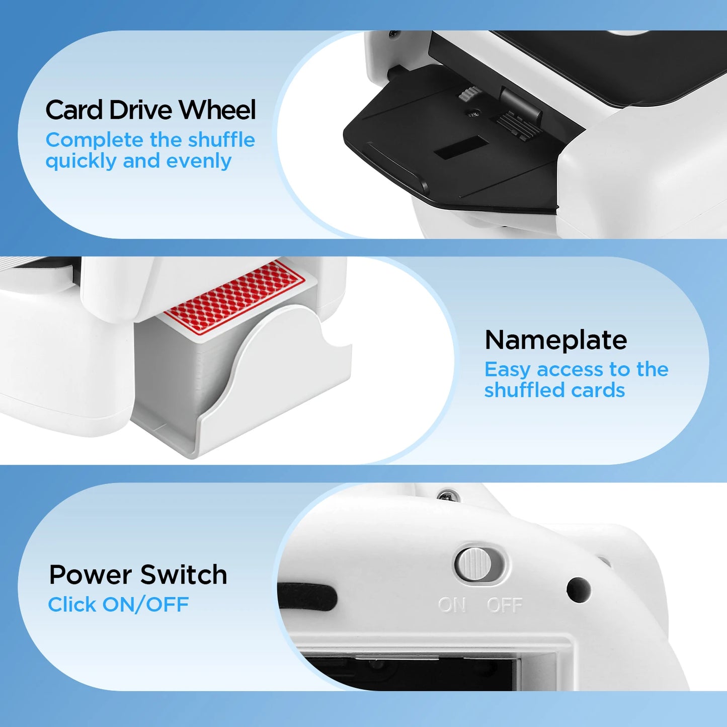Mescolatore Automatico di Carte Ricaricabile
