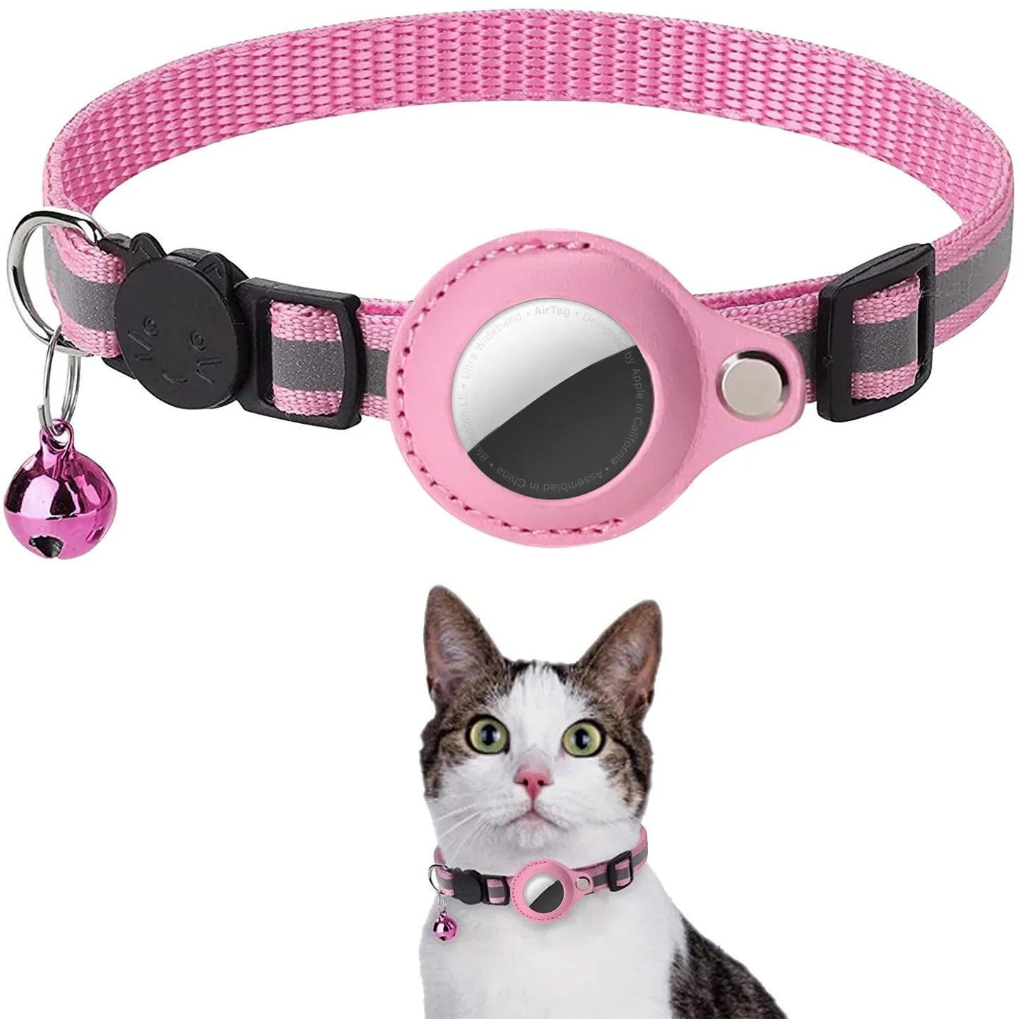 Collare per Gatti con Supporto AirTag