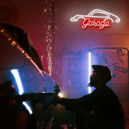 Insegna Neon LED Garage