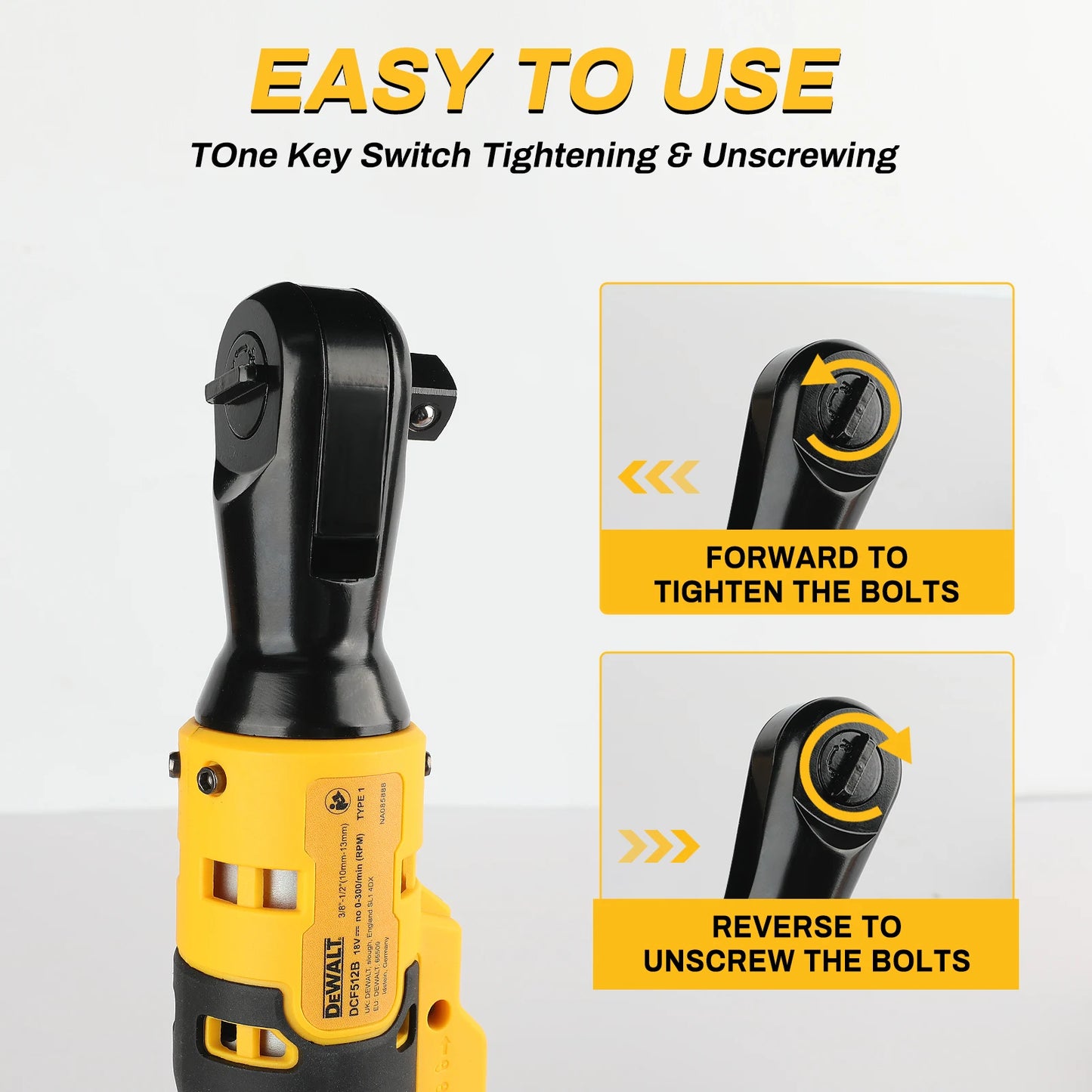 DEWALT Chiave Angolare Senza Fili 20V Brushless