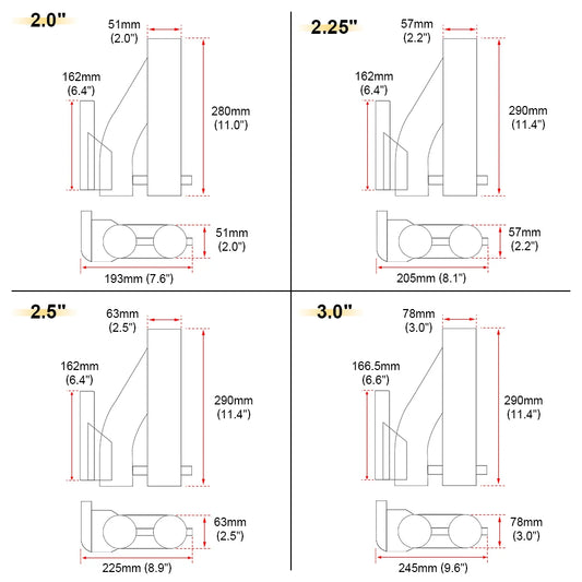 Scarico Elettrico Cutout Doppia Valvola PQY