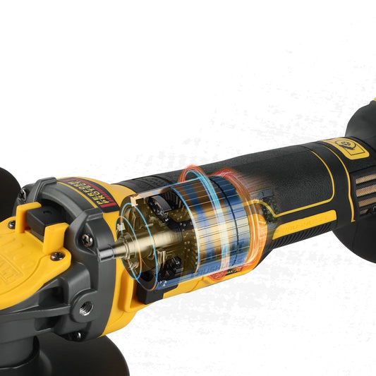 DEWALT DCG409 125mm Flat Head Brushless Angle Grinder