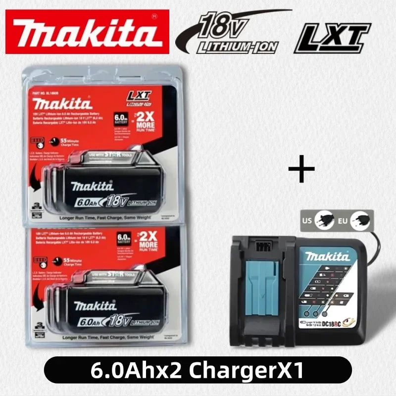 Makita Batteria 18V 6.0Ah BL1860B LXT