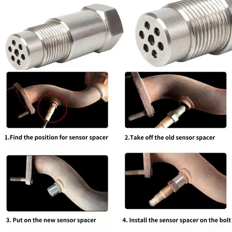 Sensore Ossigeno Universale M18x1.5 in Acciaio Inox per Auto