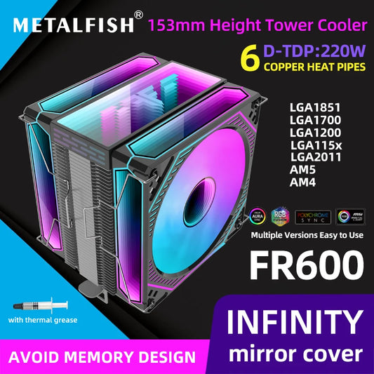 Dissipatore CPU Tower METALFISH FR