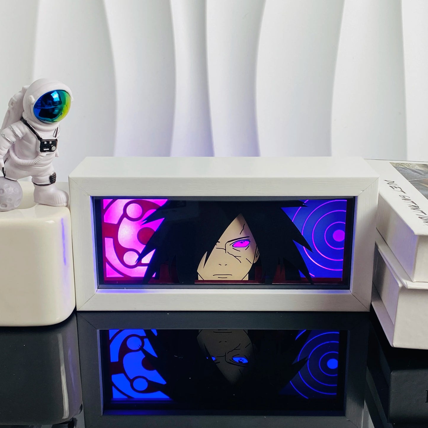 Light Box LED 3D con Intaglio su Carta