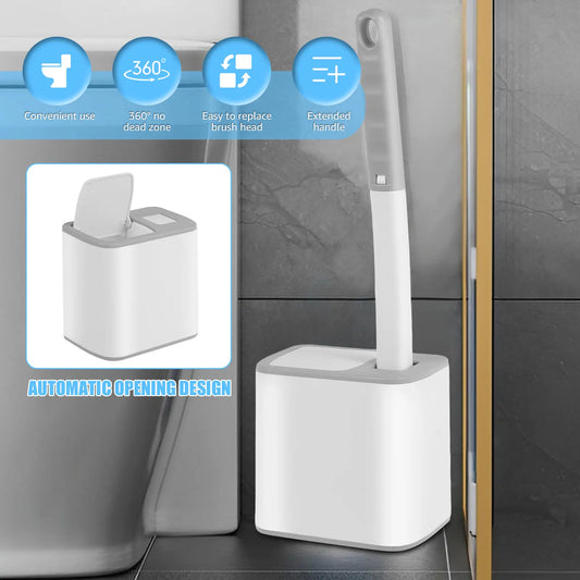 Kit Spazzolone WC con Testine Monouso