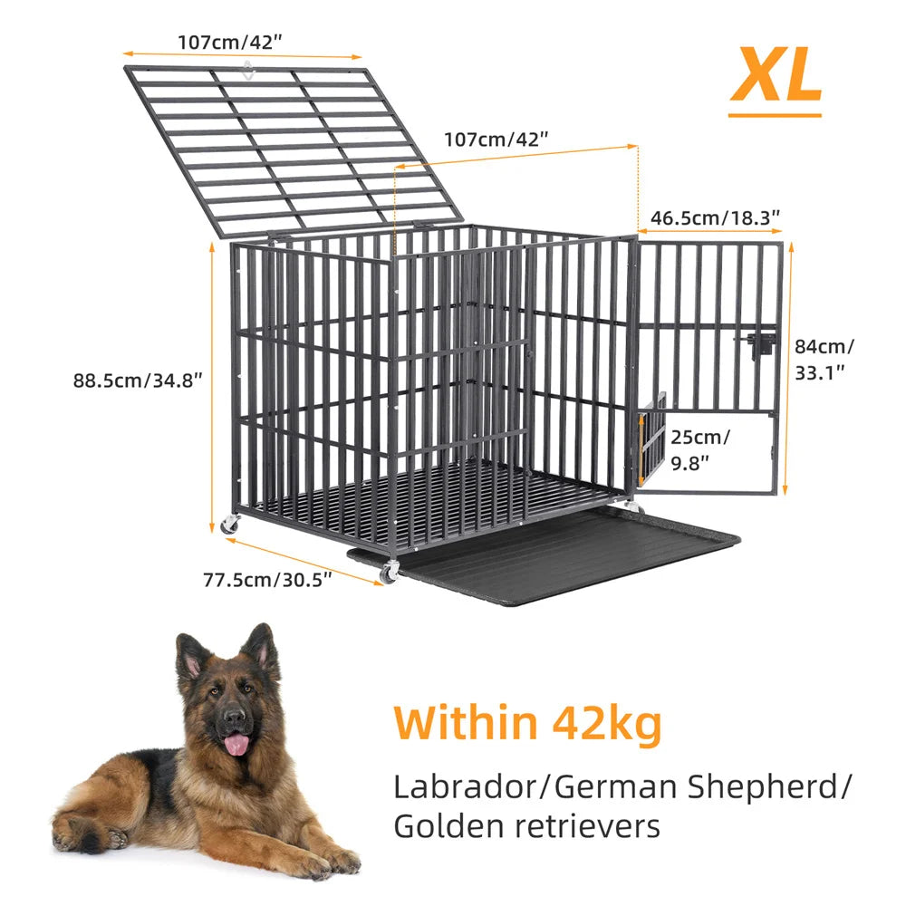 Gabbia per Cani Ultra Resistente BORWART