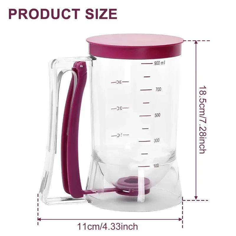 Batter Dispenser 900ml per Pancake e Dolci