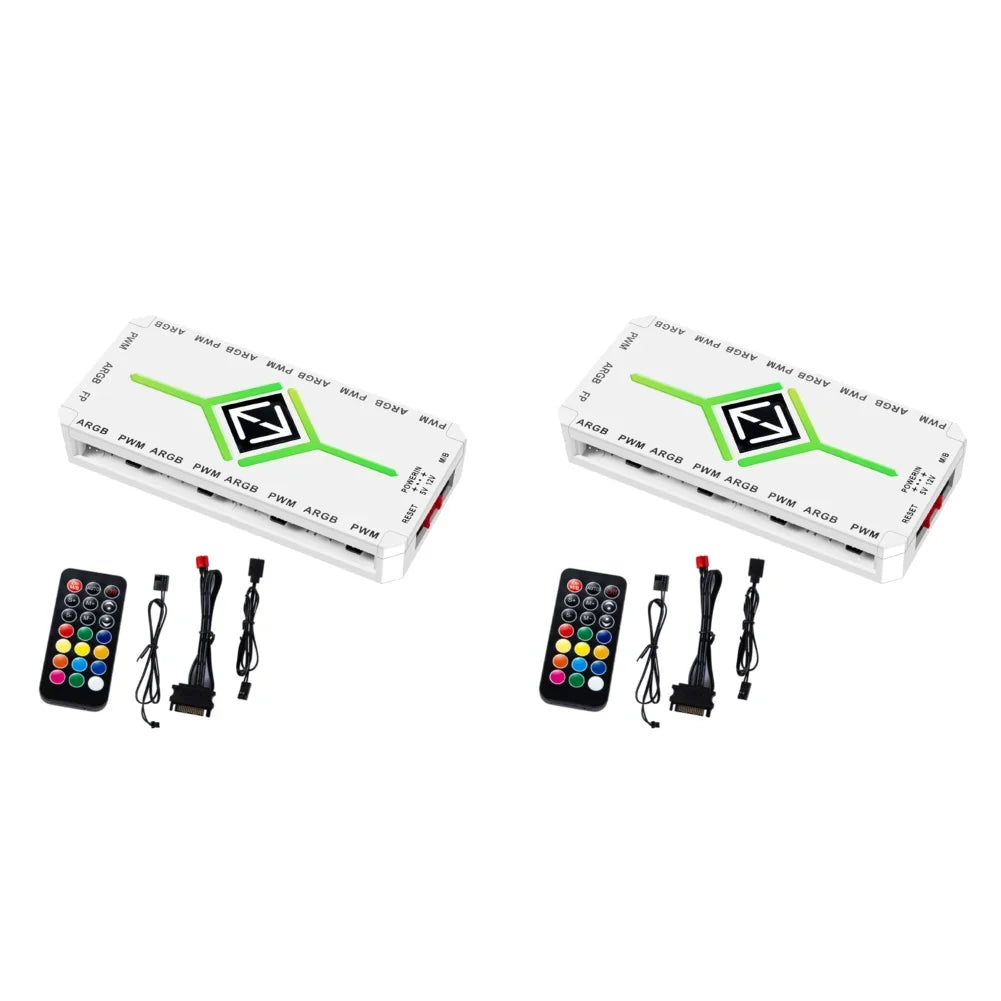 Hub PWM ARGB per Ventole PC ONEVAN 1→9 Porte