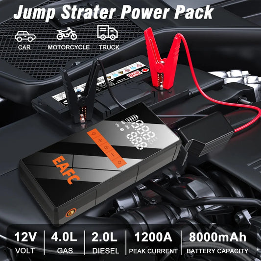 EAFC 1200A Jump Starter & Air Compressor