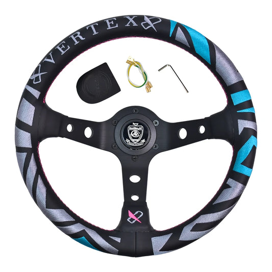 Volante Racing VERTEX 320mm in Pelle