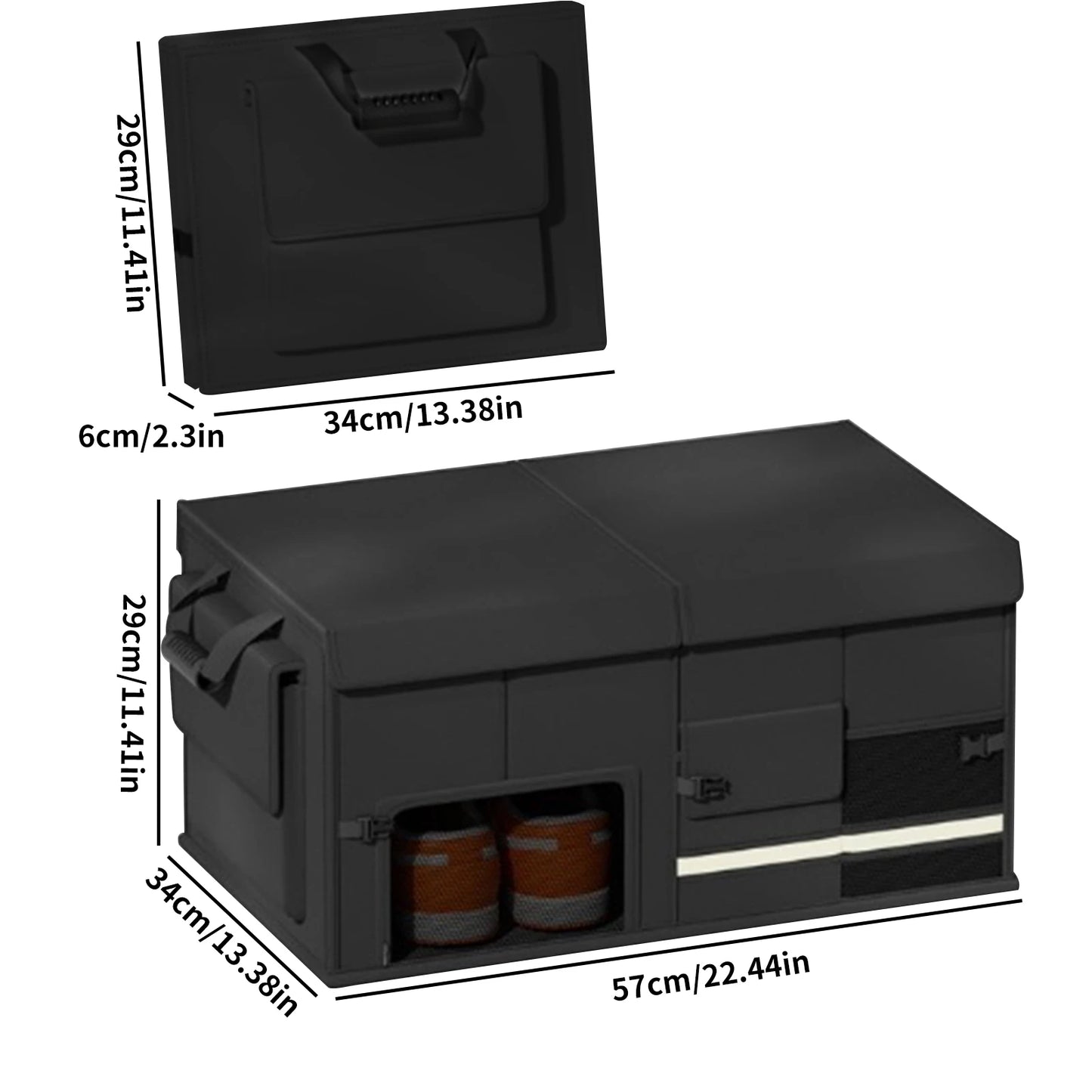 Organizer Pieghevole per Bagagliaio Auto 60L – Multiuso Impermeabile