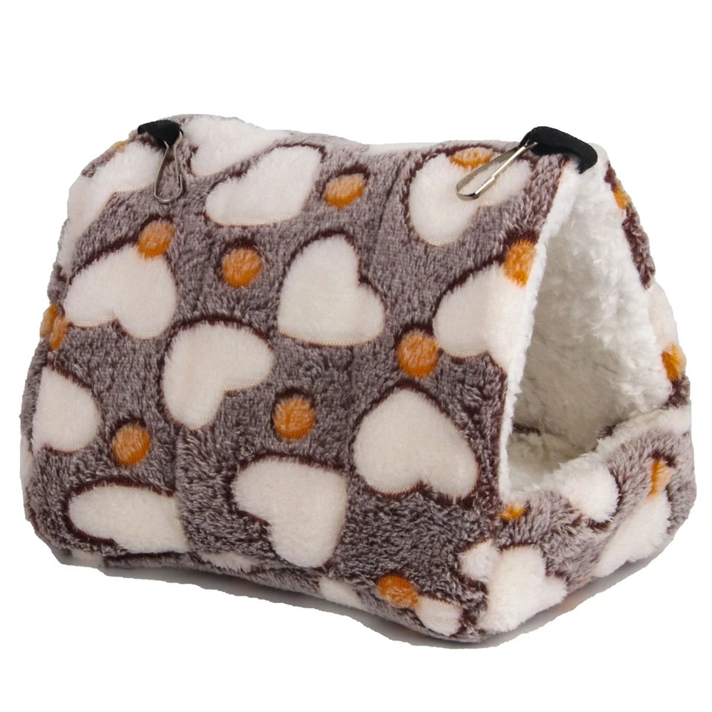 Nido Morbido in Peluche per Pappagalli e Piccoli Animali