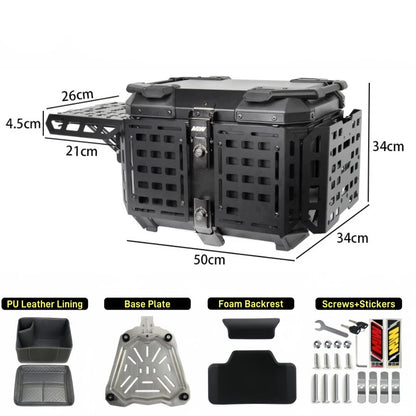 Top Box Motorcycle in Alluminio