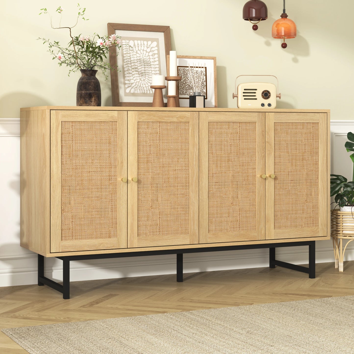 Sideboard Moderno 140×39,5×80 cm