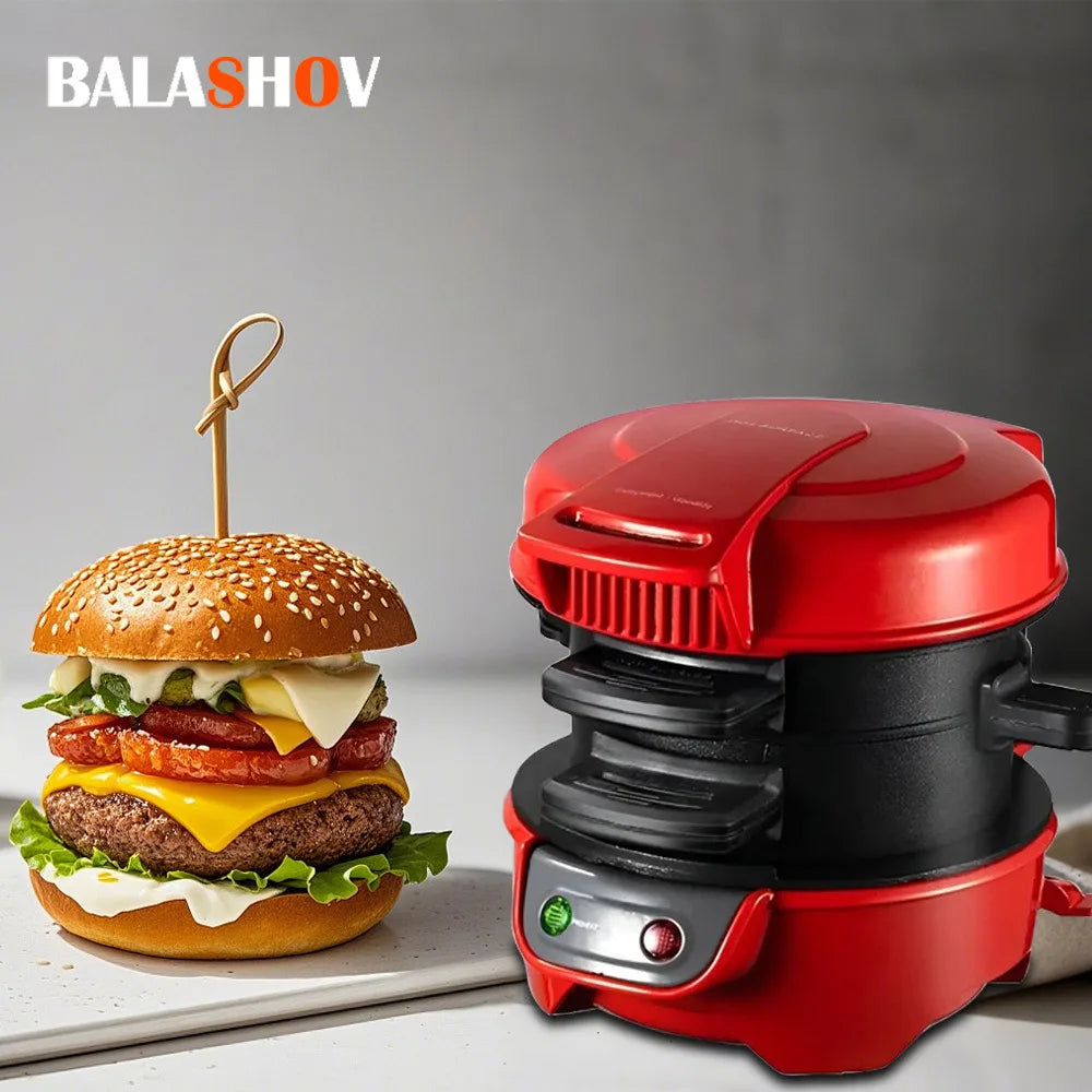 BALASHOV Mini Electric Hamburger Maker 800W