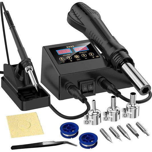 La 8898 2 in 1 Soldering Station