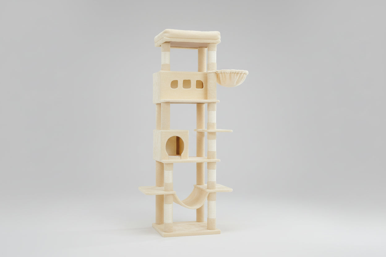 Albero Tiragraffi Multi-Livello per Gatti