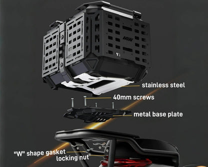 Top Box Motorcycle in Alluminio