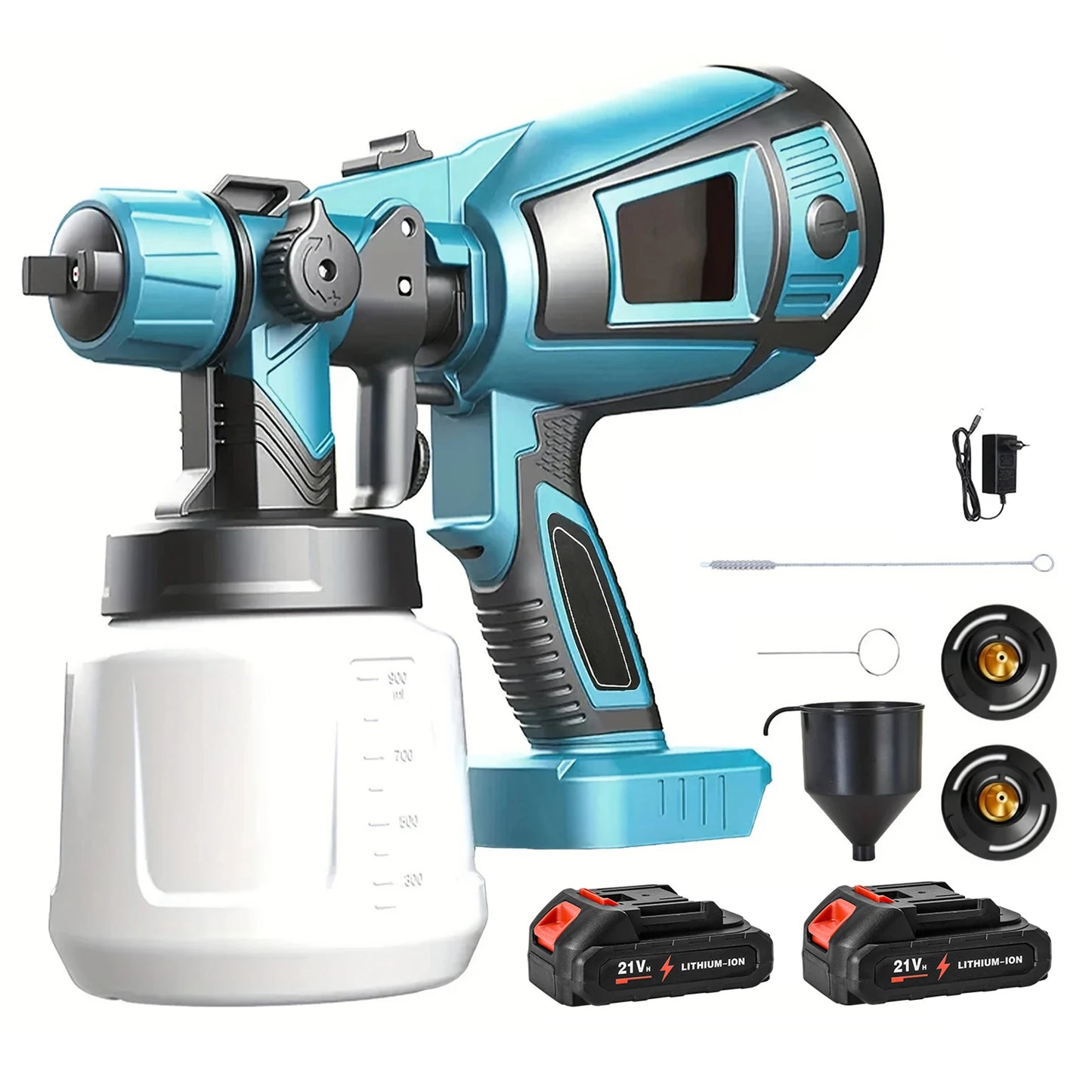 Pistola a Spruzzo Elettrica Cordless 1000 ml