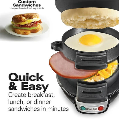 BALASHOV Mini Electric Hamburger Maker 800W