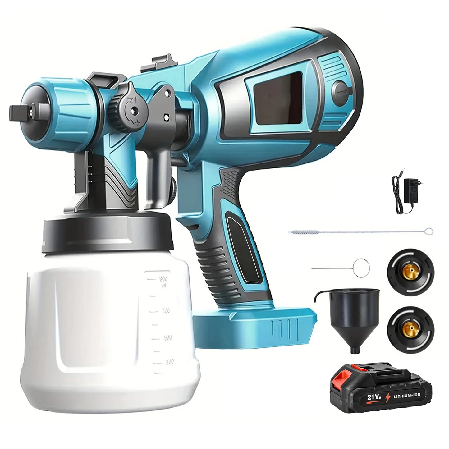 Pistola a Spruzzo Elettrica Cordless 1000 ml