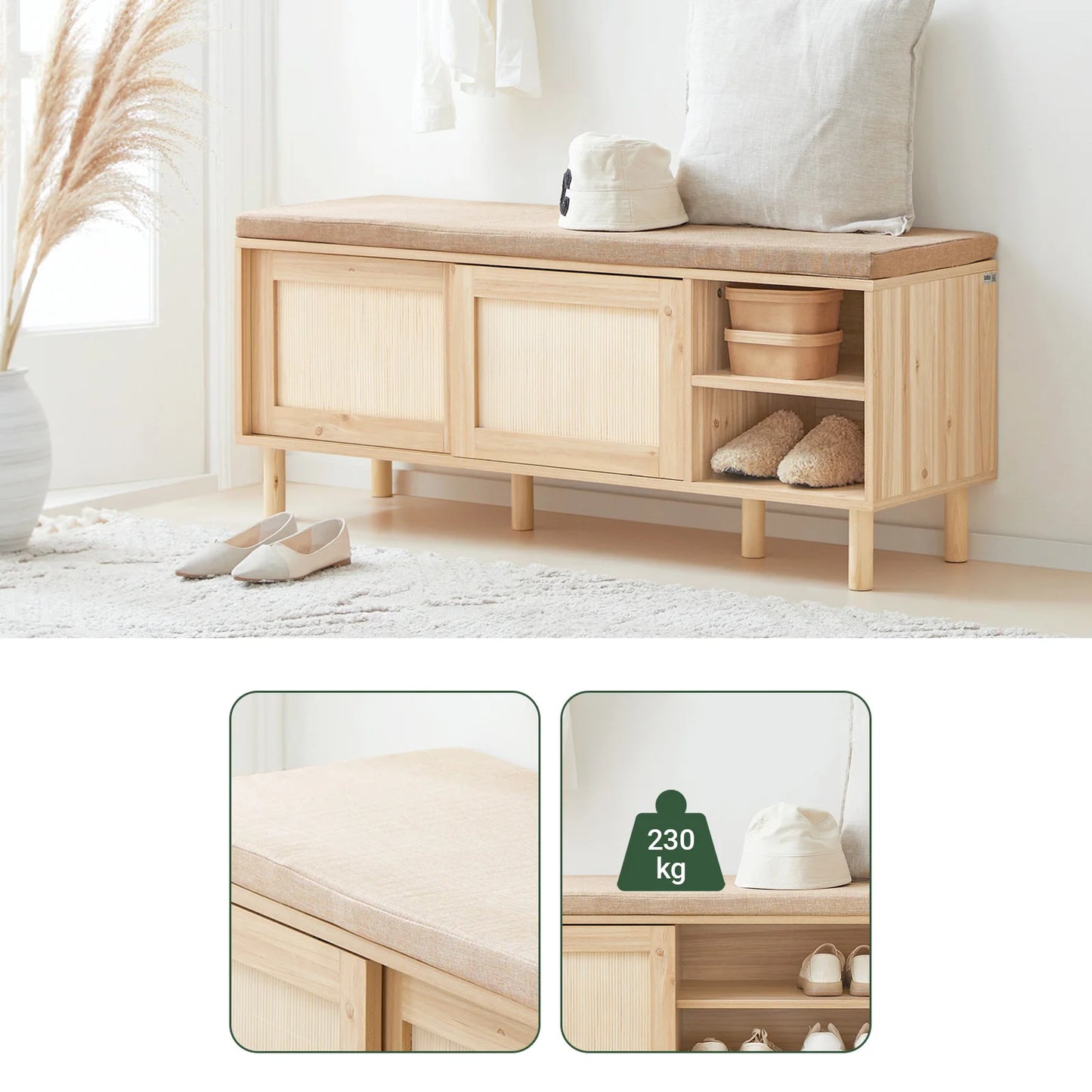 Scarpiera con Panca SoBuy FSR163-N