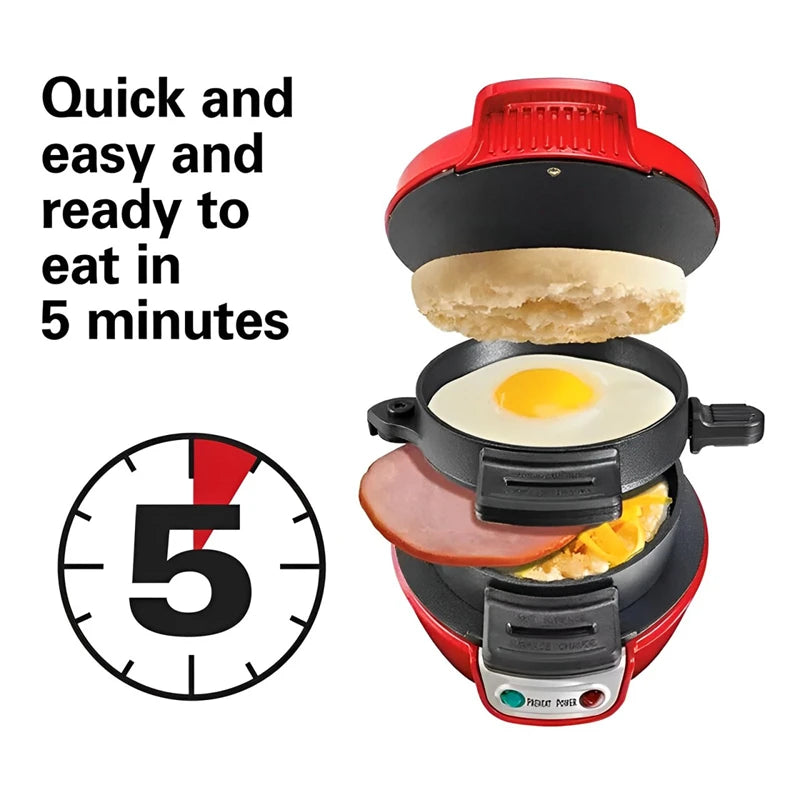 BALASHOV Mini Electric Hamburger Maker 800W