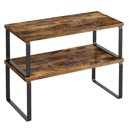 Mensole da Cucina in Metallo e Legno