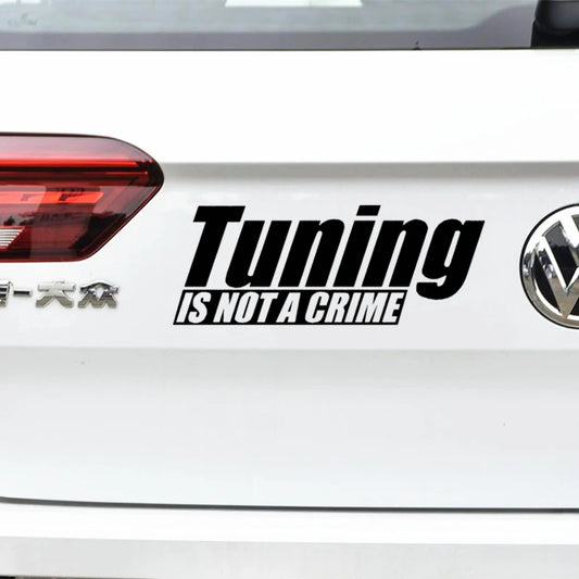 Adesivo "Tuning Is Not A Crime"