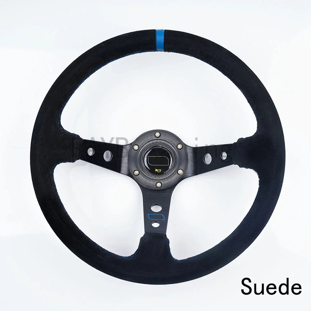 Volante Racing OMP 350mm Scamosciato