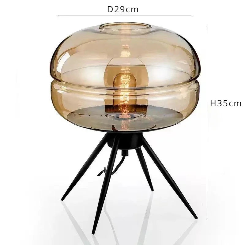 Lampada da Pavimento in Vetro Nordic Postmoderno