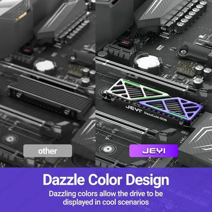 Dazzcold-006 — Dissipatore per SSD M.2 2280 in Lega di Magnesio-Alluminio JEYI