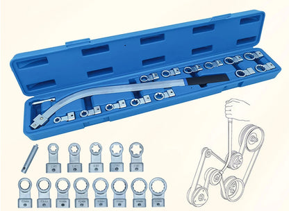 Set Chiavi Pulegge e Tendicinghia Podofo 15PCS
