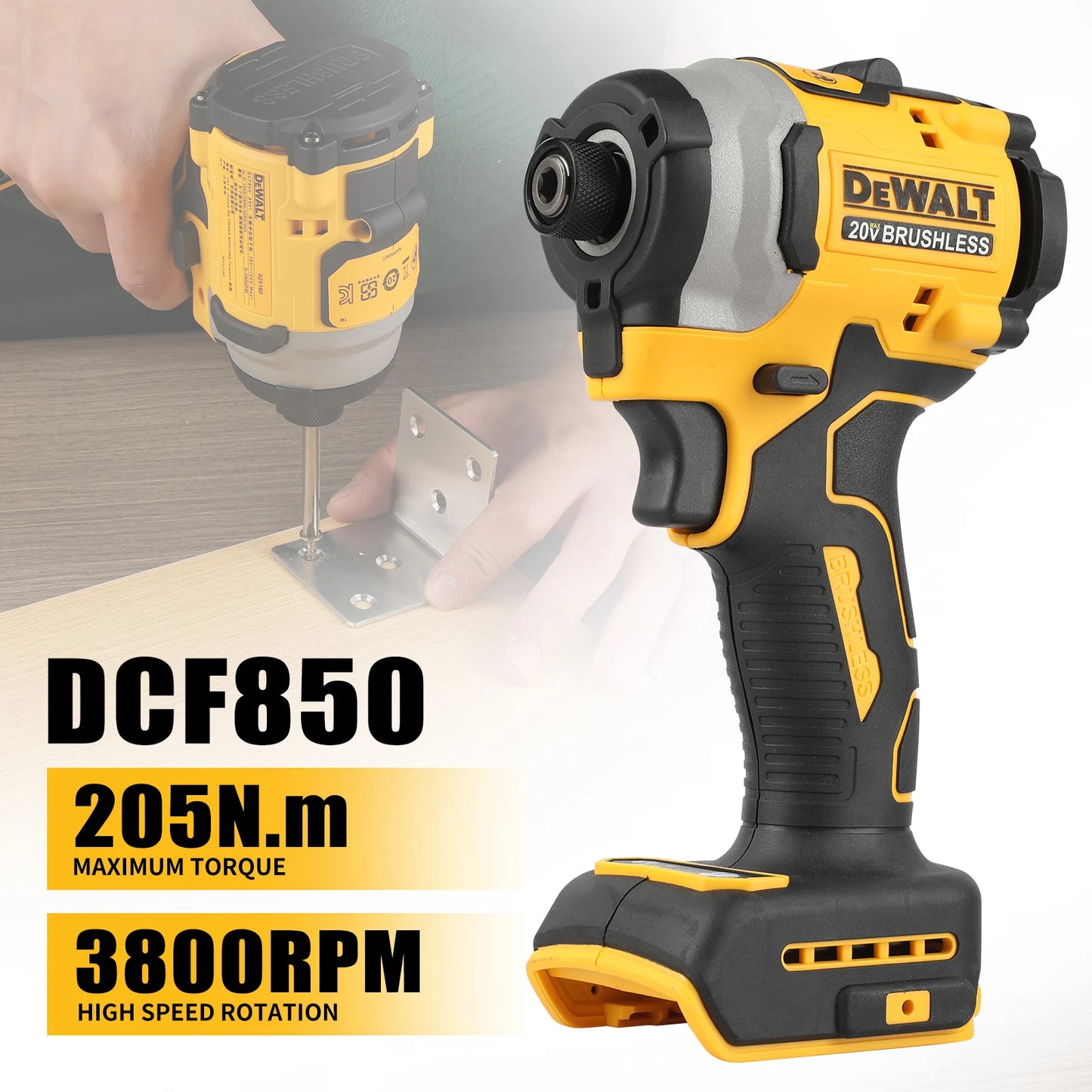 DEWALT Kit Trapano Avvitatore + Avvitatore a Impulsi Brushless
