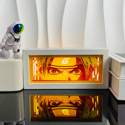 Light Box LED 3D con Intaglio su Carta