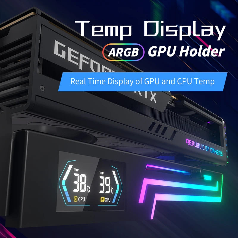 Supporto GPU ARGB POWER TRAIN ZX-6