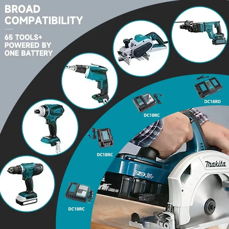 Makita Batteria 18V 6.0Ah BL1860B LXT