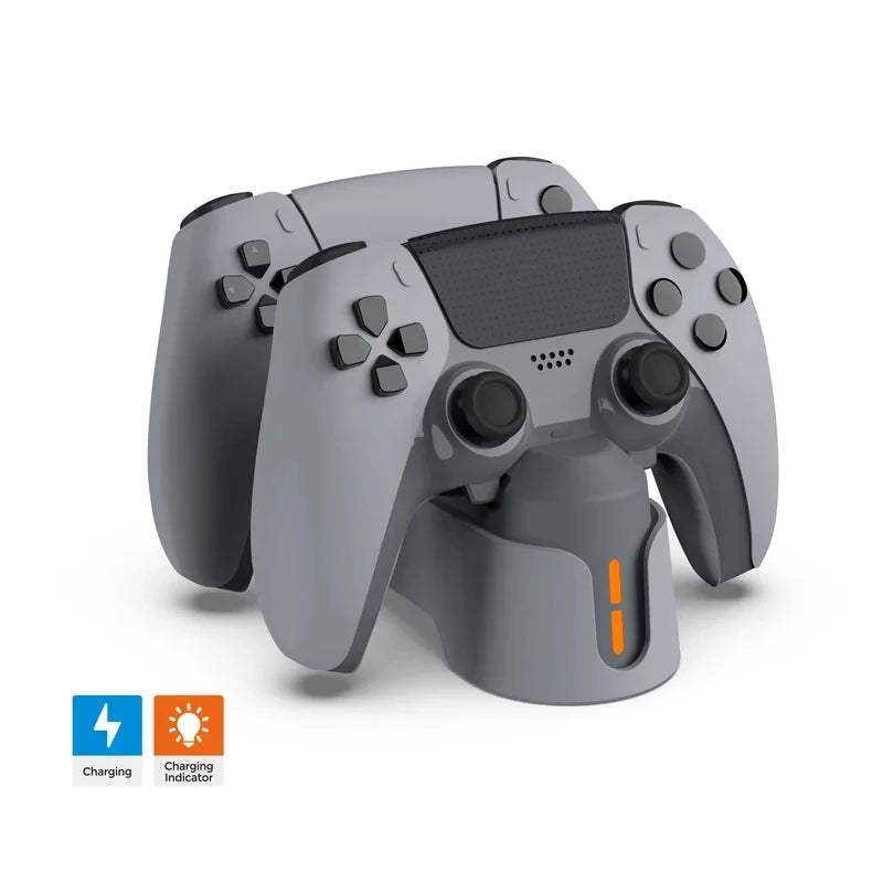 Dock di Ricarica Doppio per Controller PS5 con LED