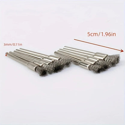 Set Spazzole Filo d'Acciaio Inossidabile