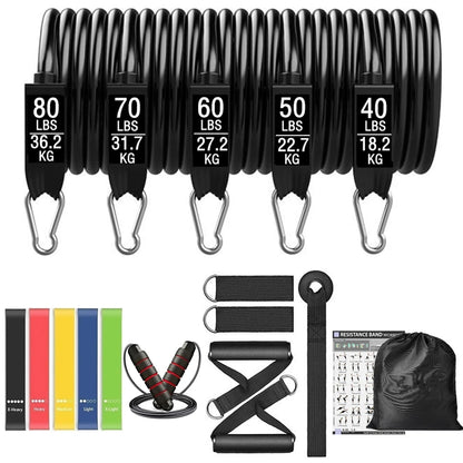 Workout Bar con Resistance Bands