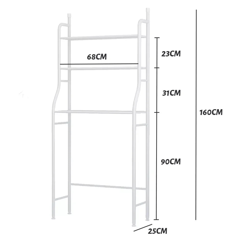 Scaffale Sopra Lavatrice 3 Ripiani