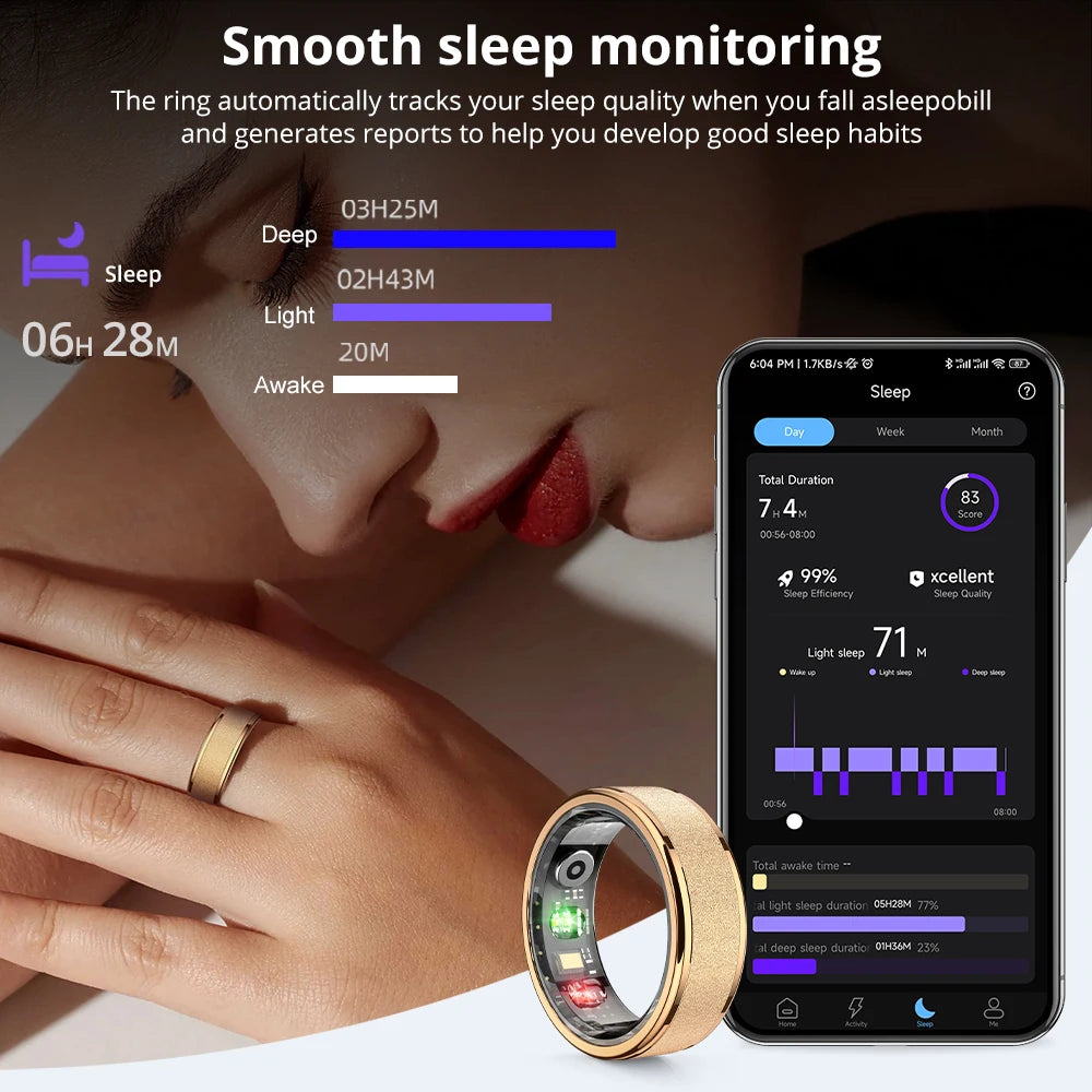 COLMI R10 Smart Ring con Custodia di Ricarica