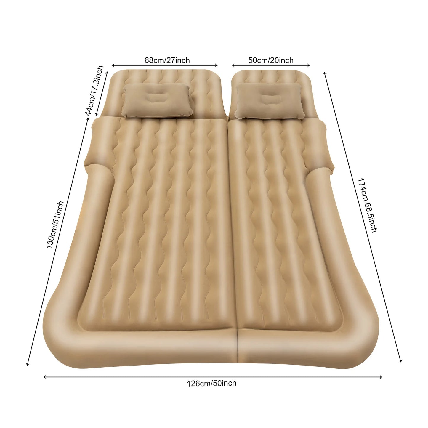 SUV Air Mattress con pompa inclusa