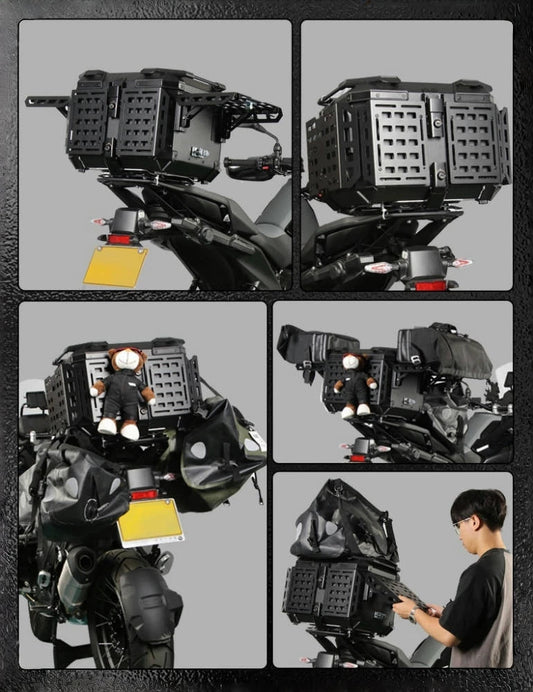 Top Box Motorcycle in Alluminio